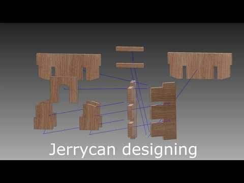 Jerrycan Bar, Canister Bar, Alcohol cabinet DIY