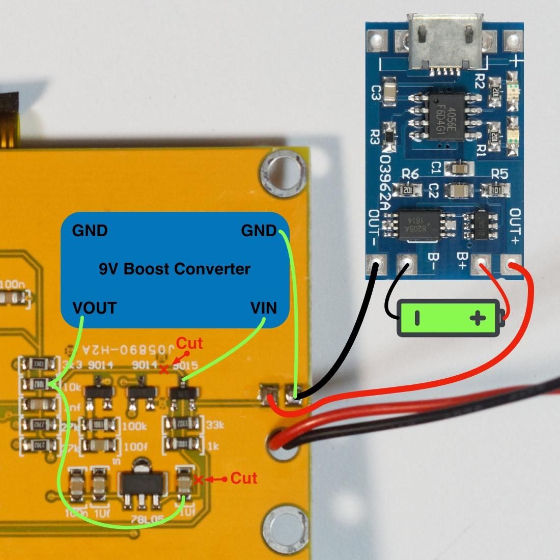 LCR-T4 Lithium Battery Modification - Battery.jpg