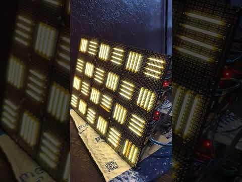 LED filament panel #arduino