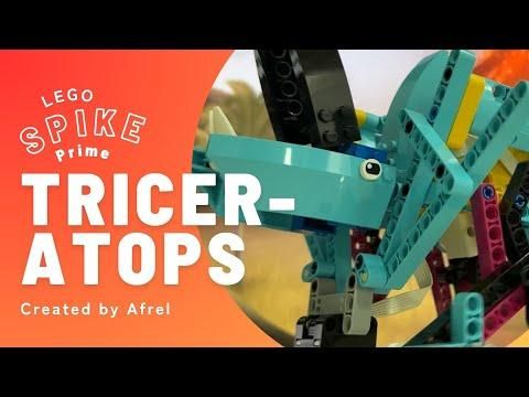 LEGO SPIKE Prime Triceratops: C Language Roars to Life!