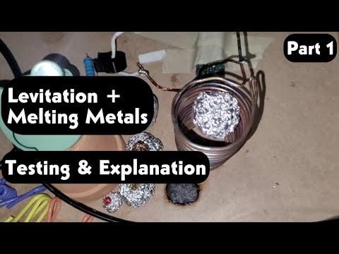 Levitating and Melting Metals. Part 1.