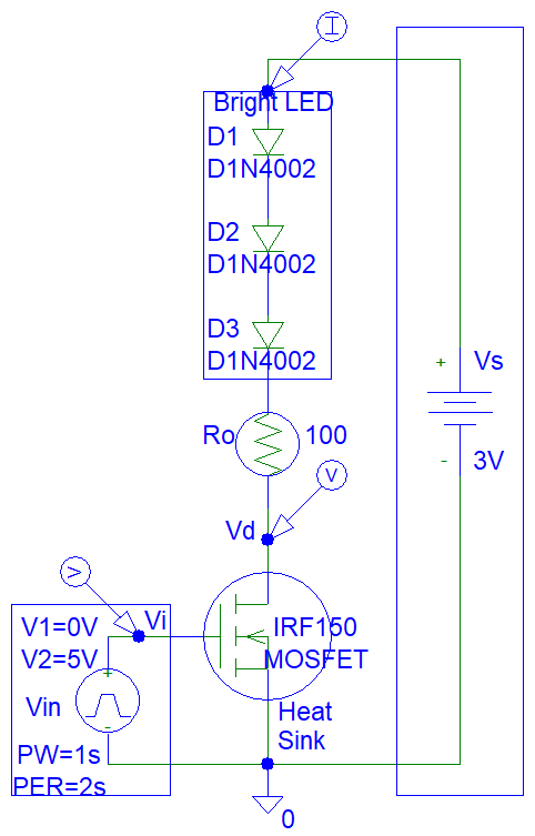 Light Drivers - 01 Step 01 Draw The Circuit of MOSFET Light Driver.png