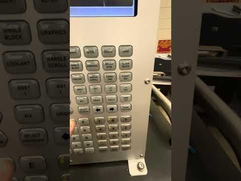 Loading a program from USB to Haas Desktop Lathe