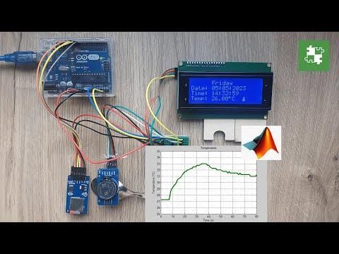 Logging and Displaying Data on Matlab : Arduino UNO + DS3231 Rtc Module + SDcard Module + LCD 20x4
