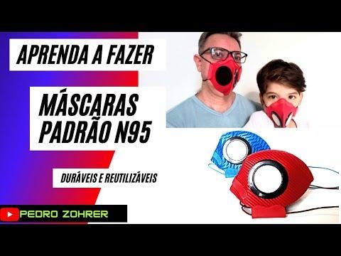 M&aacute;scara &Ecirc;pa. Como fazer uma M&aacute;scara padr&atilde;o N95 reutiliz&aacute;vel