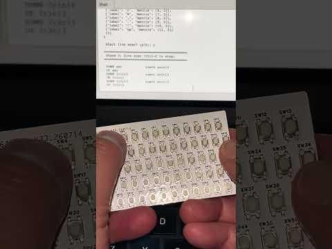 MINTIA Keyboard simple key test