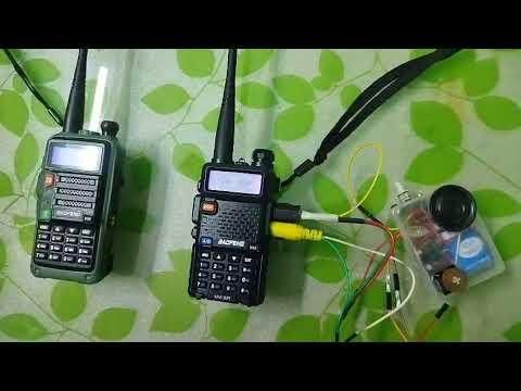 Morse key Over FM IC555