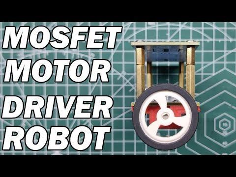 Mosfet Motor Driver based Mini Robot