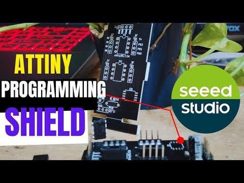 No More Messy Wires! ATtiny85/13A Programming Shield for Arduino @SeeedStudioSZ