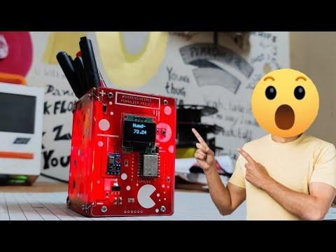 OverEngineered Pen Stand AHT10 Sensor ESP8266