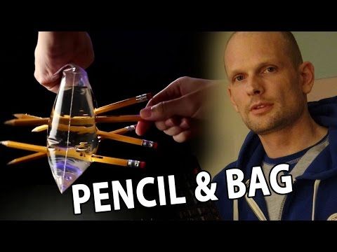 PENCIL WATER BAG EXPERIMENT