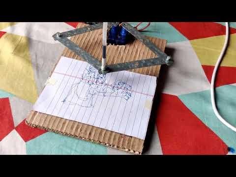 Parallel arm plotter with servos- Ver-I