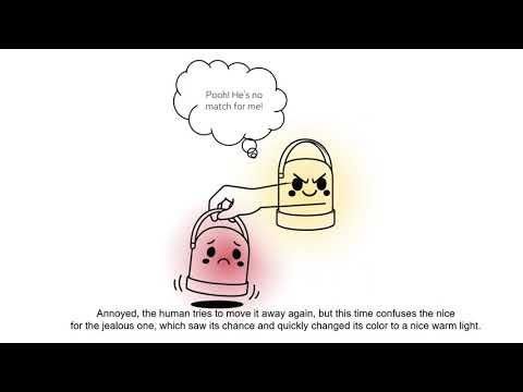 Pick-Me Lamp // Useless Machine