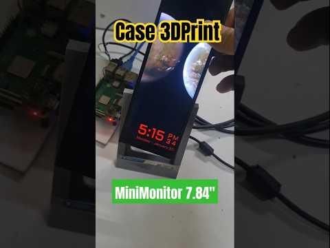 RaspberryPi+Mini Monitor 7.84 Case #trending #raspberrypi
