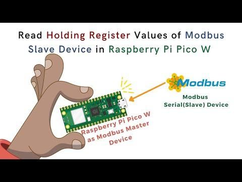 Read Holding Register Values of Modbus Slave/RS485 Device in Raspberry Pi Pico W | IoT | IIoT |
