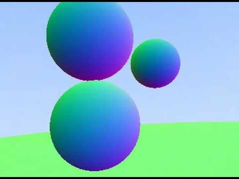Real Time Ray Tracing project - early stage