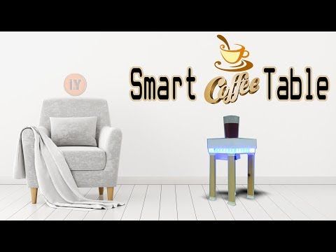 SMART COFFEE TABLE Using Arduino and RGB with Epoxy Resin