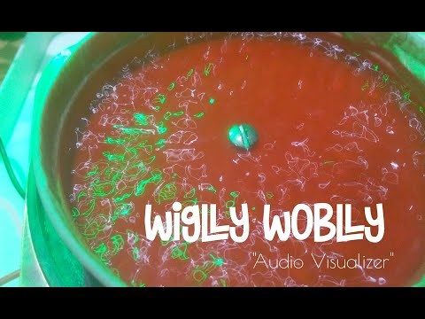 See How The sound waves affect water molecules - Real Time Audio Visualizer !!