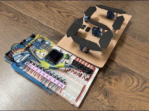 ServoSegmentDisplay - A Multiplication Game