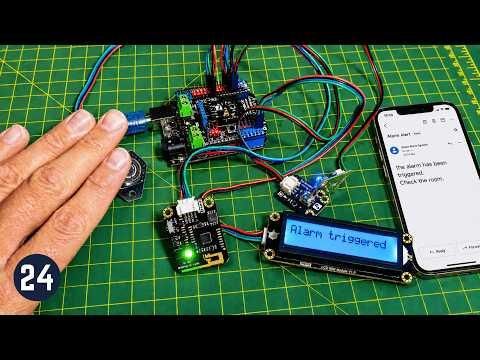 Smart Alarm System With Arduino [COMPLETE GUIDE] - Lesson #24