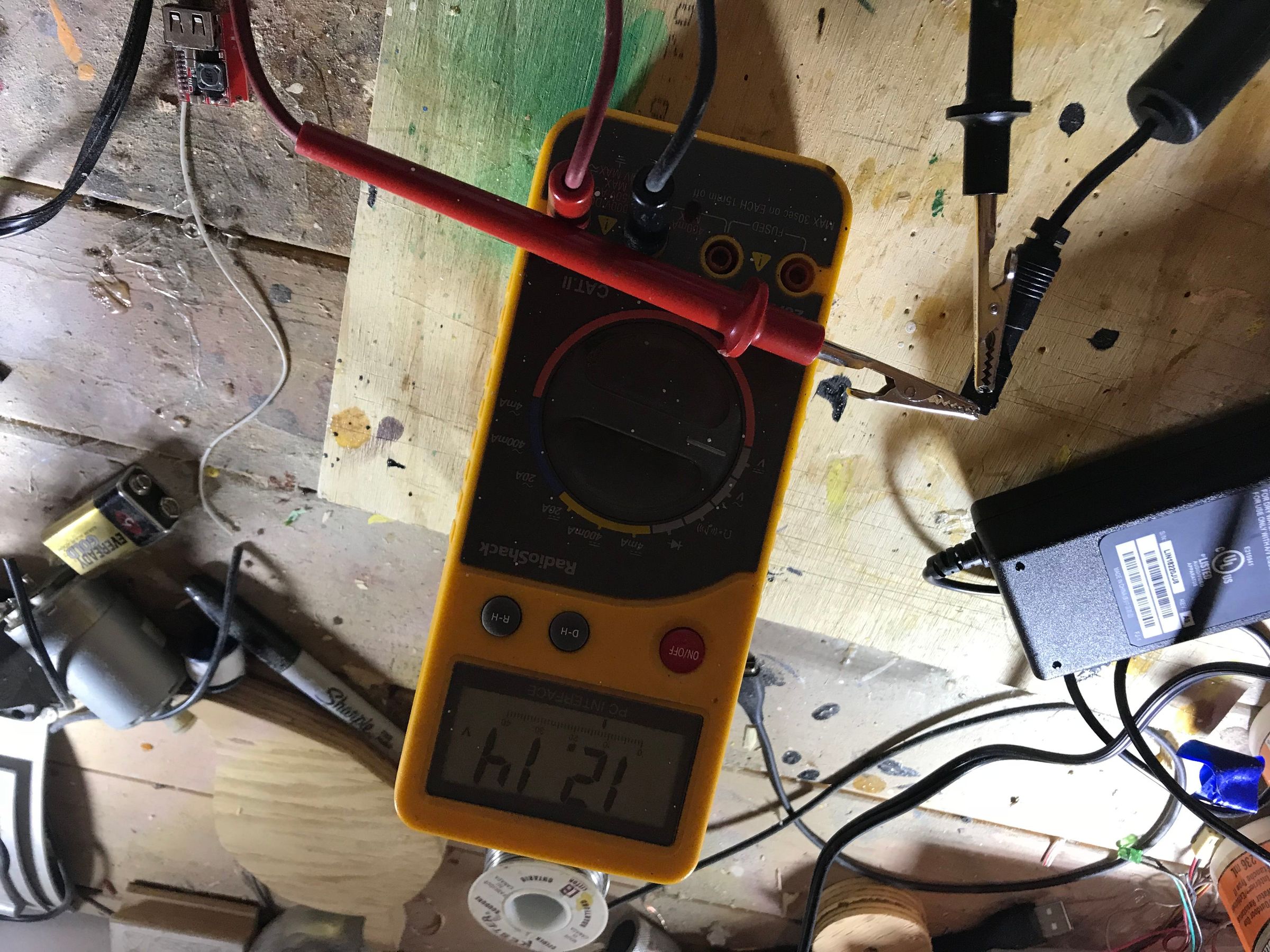 Step 15a - testing the power supply.JPG