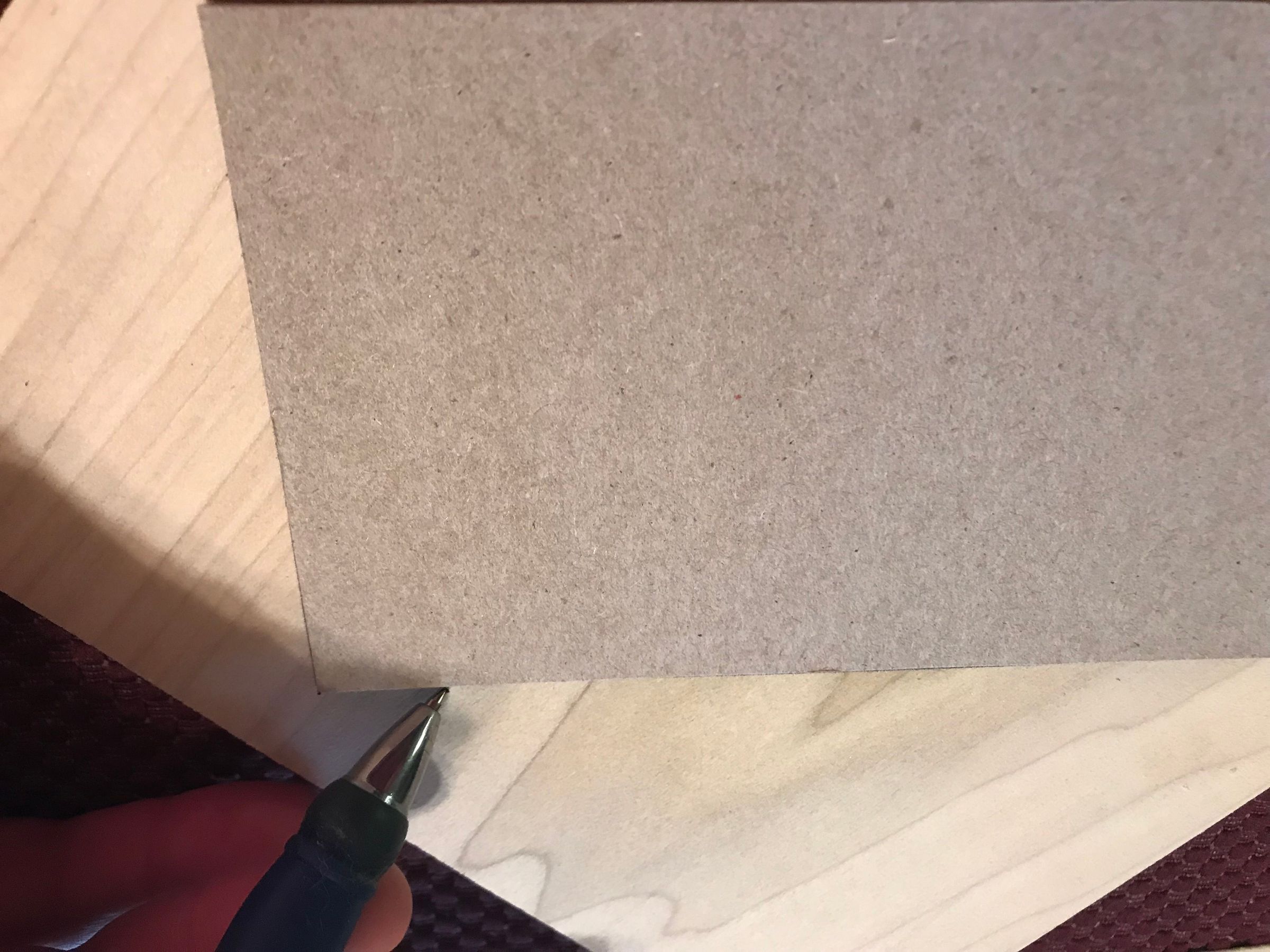 Step 1c - Tracing out the screen template.JPG