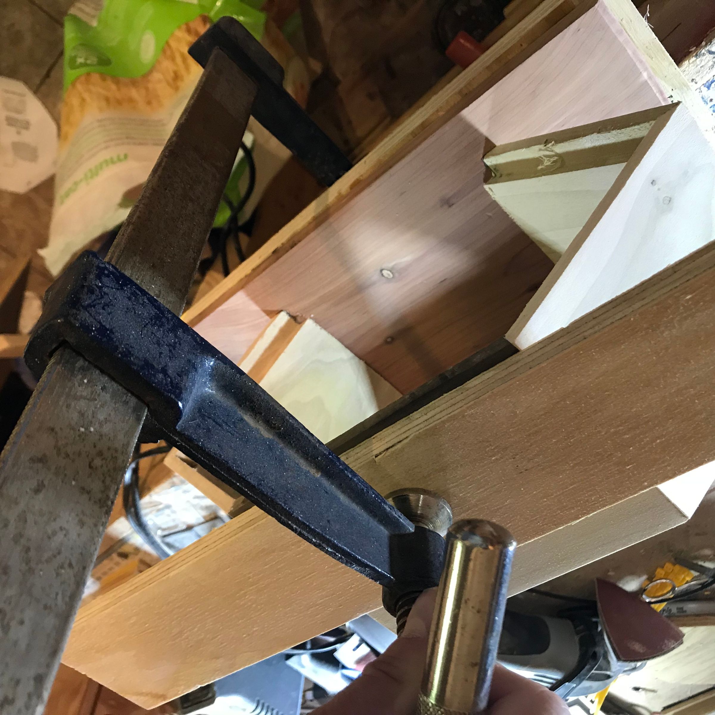 Step 8k - clamping the case.JPG