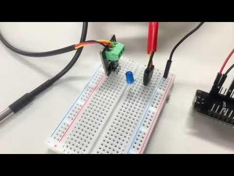 Step Build the Circuit for Water Temperature Sensor
