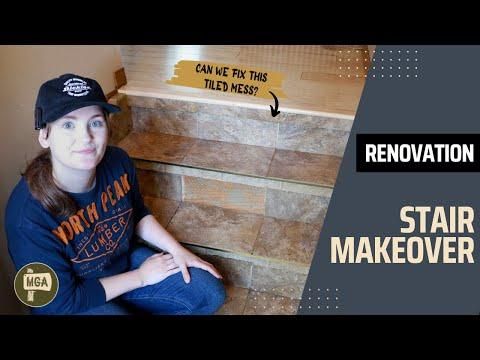 Step-by-Step Stair Makeover | Tread Caps, Risers &amp; Trim
