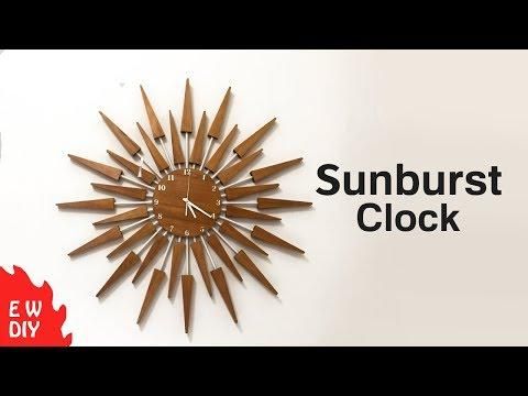 Sunburst Clock