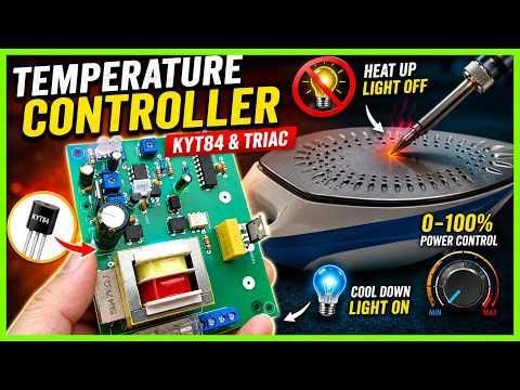 Temperature Controller Circuit Using KYT84 &amp; Triac | JLCPCB