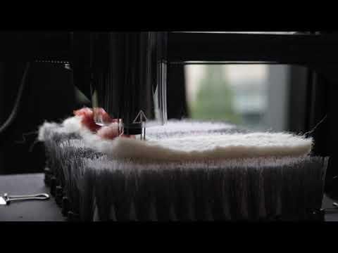Testing Variable density 3D needle felt 3D printer