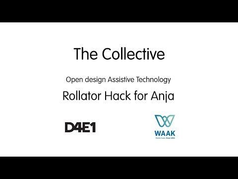 The Collective - Open design Assitive Technology - Rollator Hack for Anja