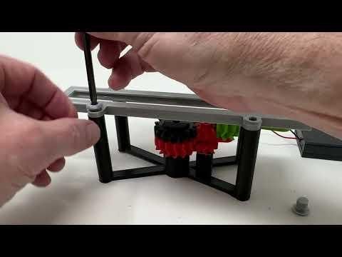 Two Bar Vertical Lift 3D Printed.