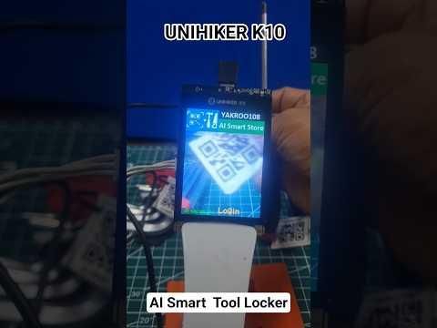 UNIHIKER : AI Smart Tool Locker #trending #arduino