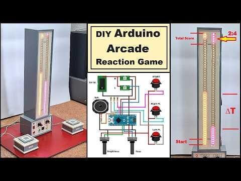 Ultimate 2 Player Reaction Timer with WS2812B LED Strips &amp; Arduino