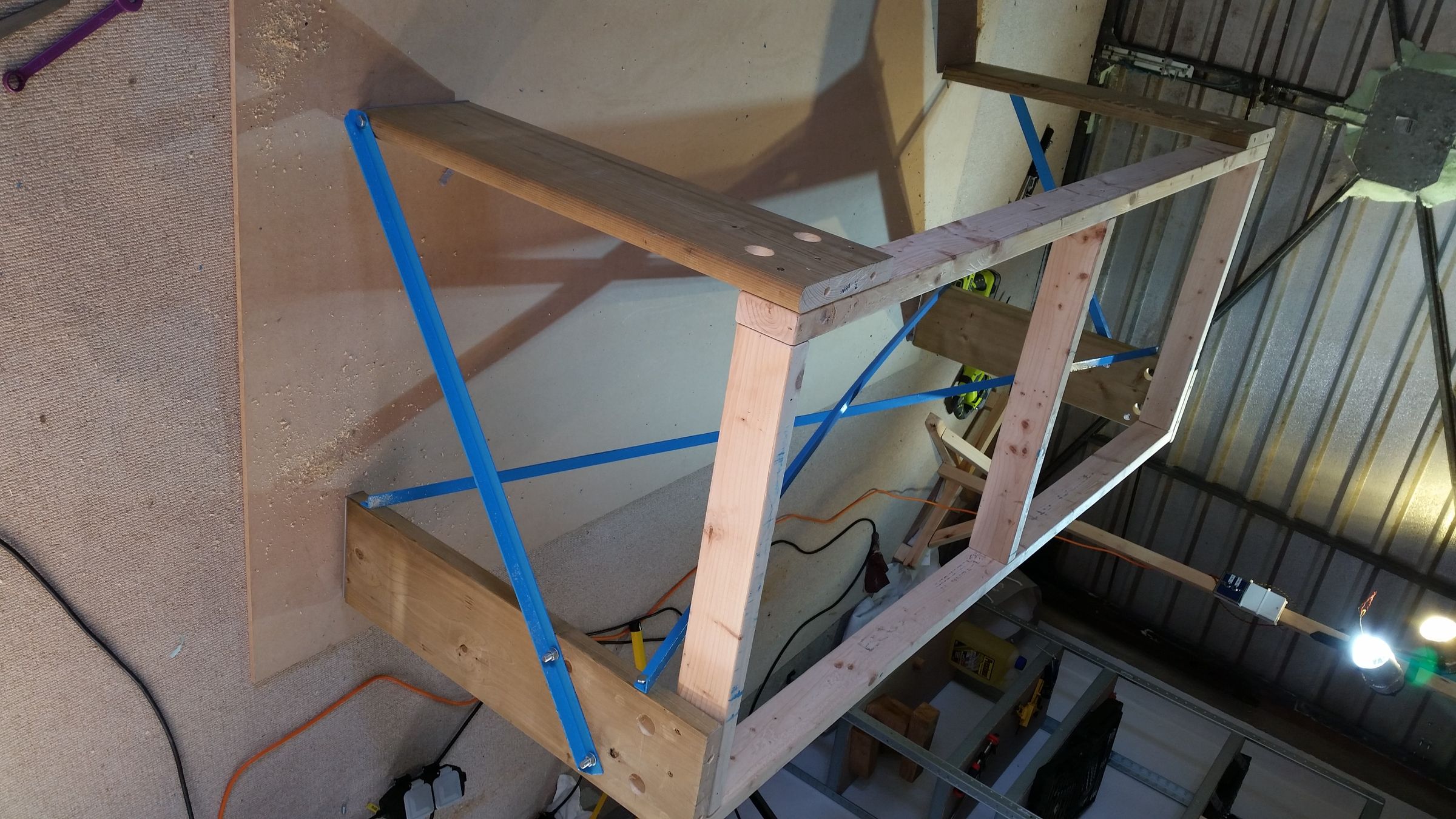 Underframe showing diagonal metal braces.jpg