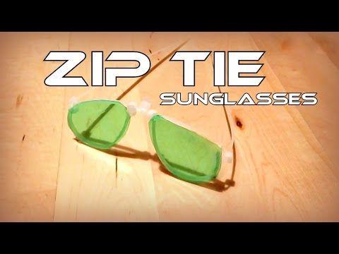 Zip Tie Sunglasses - Life Hack