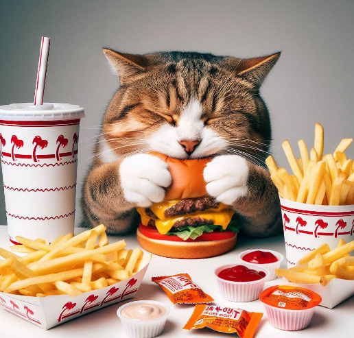 cat eating In-N-Out.PNG