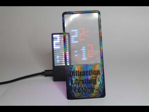 diffraction grating clock