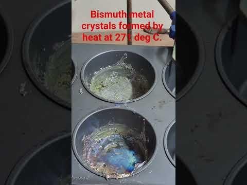 making bismuth molds.