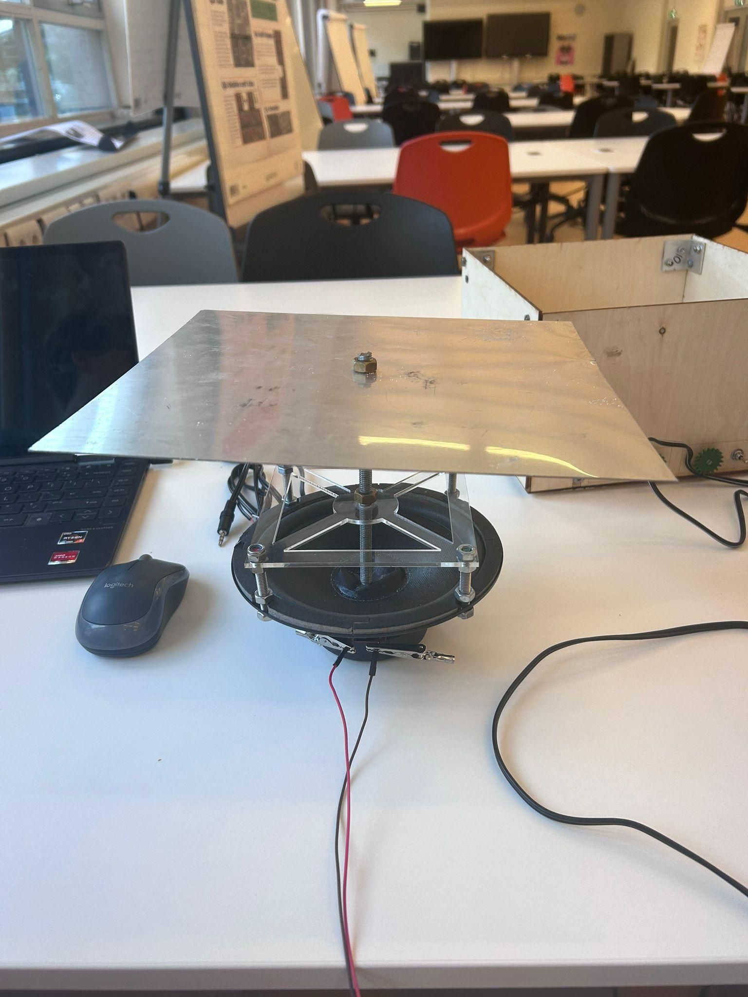 metalen plaat op luidspreker.jpeg