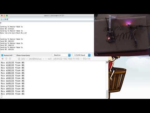 rpi-nrf24-master start up and serial comm. test