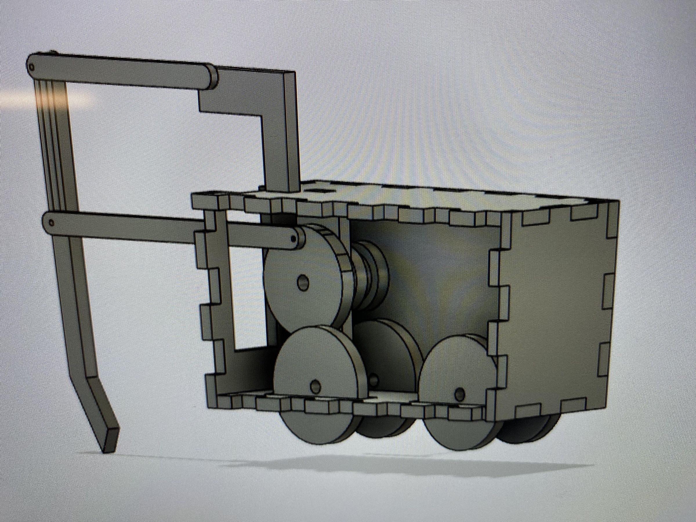 A Box That Pulls Itself Forwards