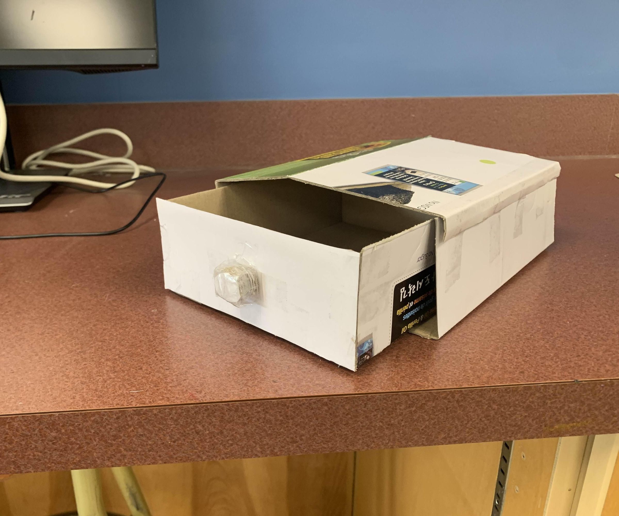 Cardboard Mobile Drawer