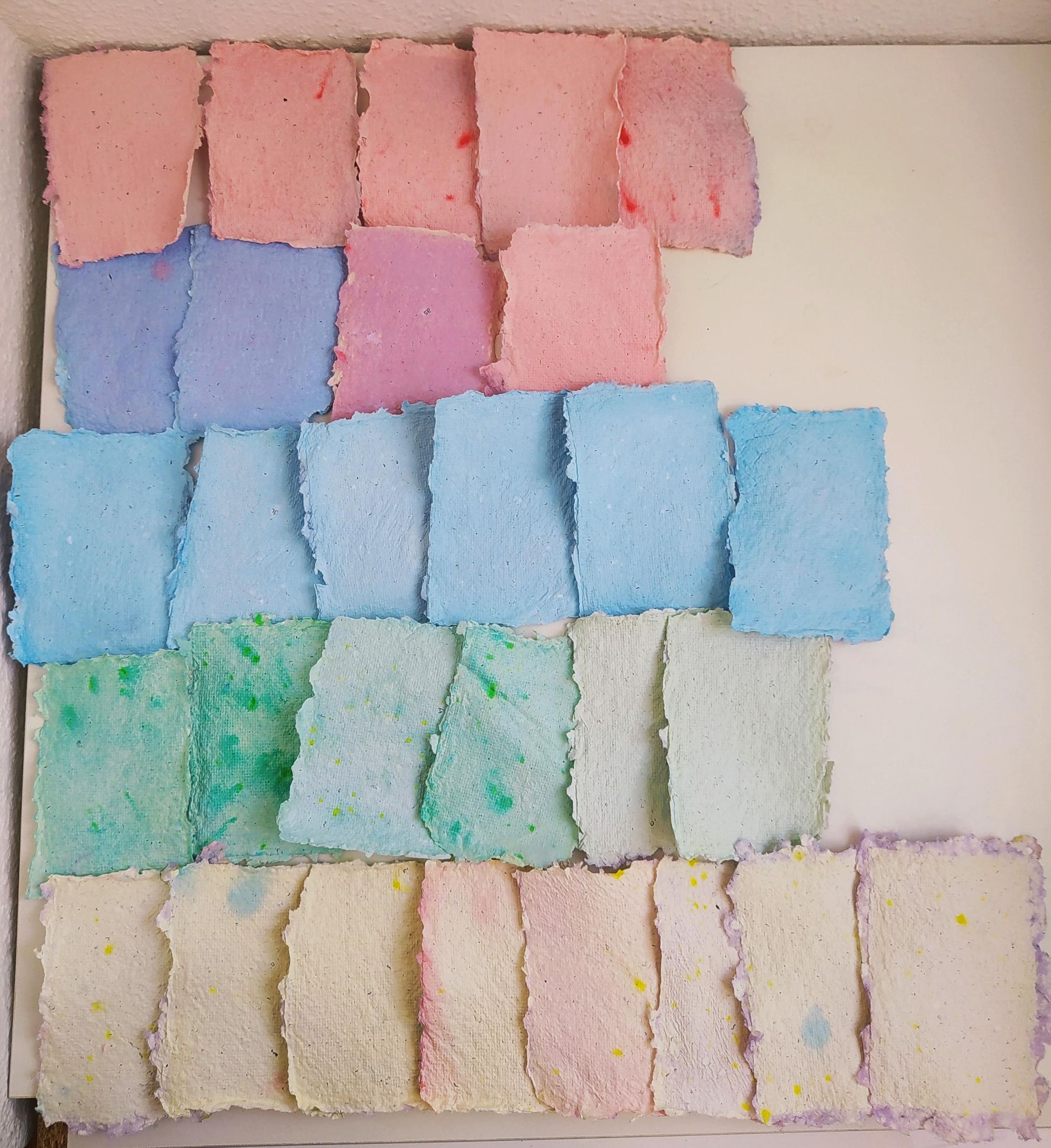 Colored Recycled Paper