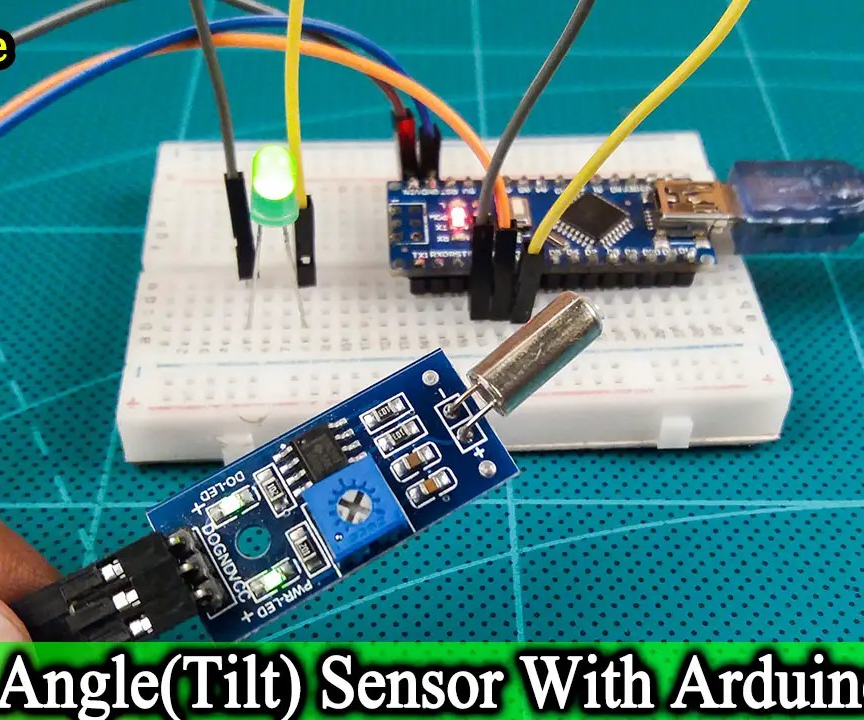 Tilt Sensor With Arduino Nano [Code and Circuit Diagram]