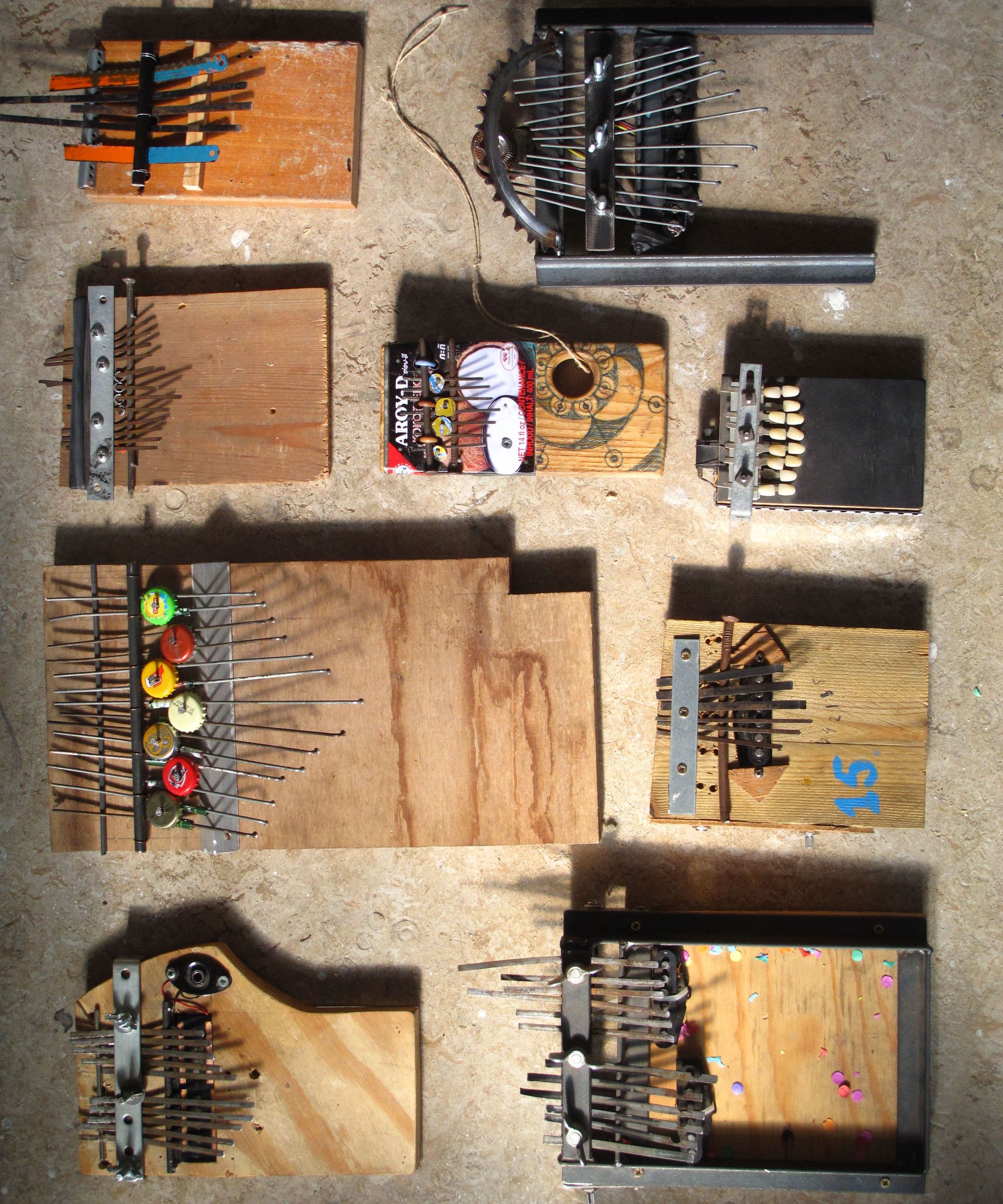 Trash Kalimba Musical Instrument