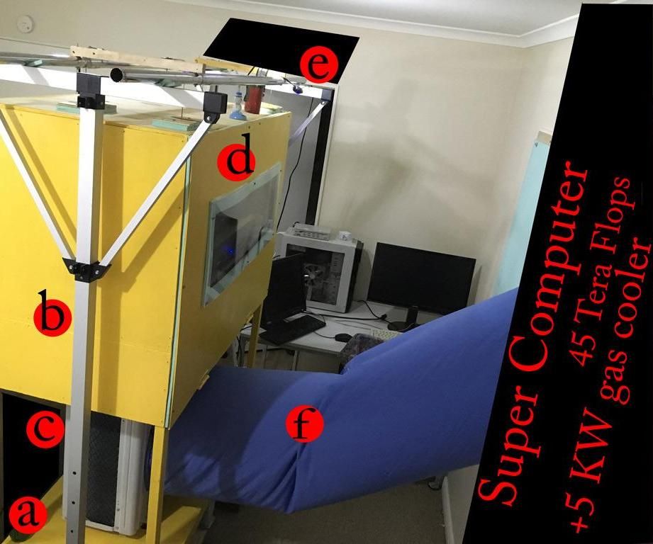 SuperComputer + 5KW Gas Cooling System