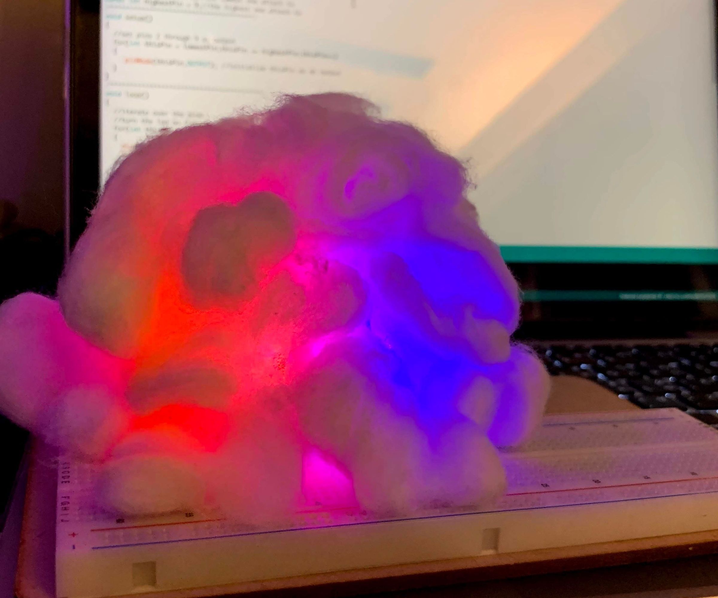 Flowing LED Light Cloud 